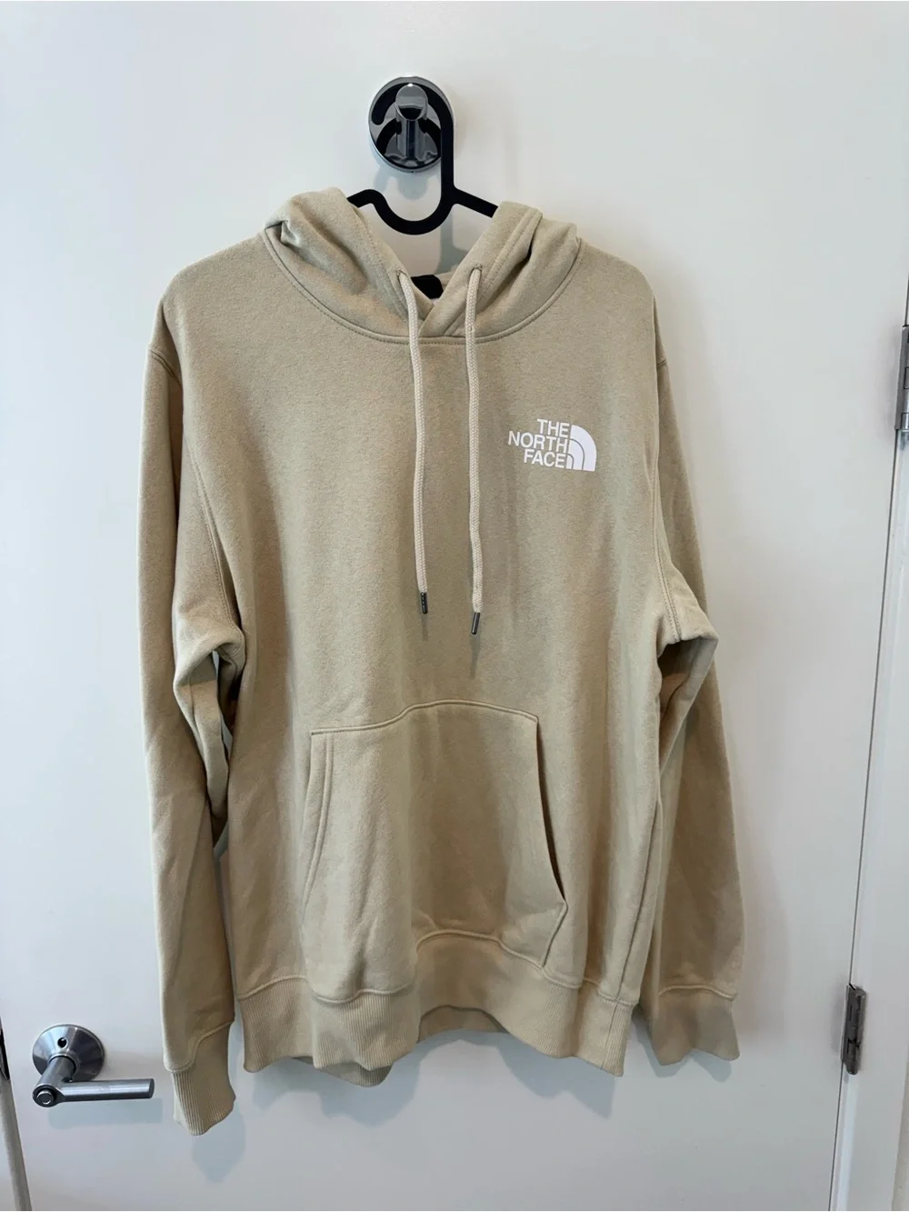 The North Face Pullover Hoodie in Light Tan
